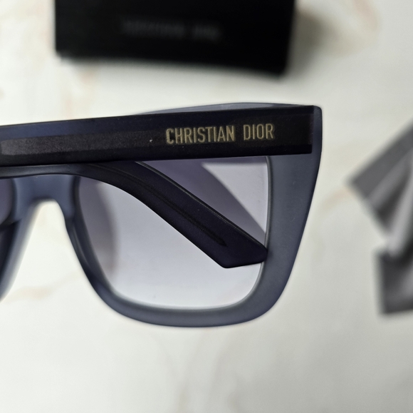 Dior DiorMidnight S1I Square Sunglasses, 53mm, Blue - Picture 4 of 11